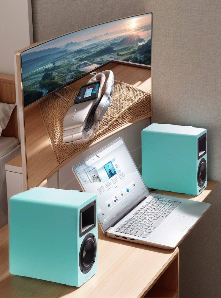 漫步者发烧蓝牙家庭影院木质音响