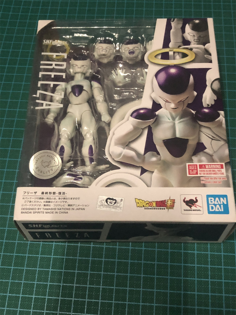 ฟิกเกอร์แอ็กชันดราก้อนบอล Z ของแท้ จาก Bandai รุ่น Shf ฟรีซ่า ร่างสุดท้าย ฟรีซ่าฟอร์มฟื้นคืนชีพ
