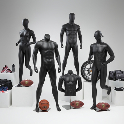 运动全身服装店男女模特道具