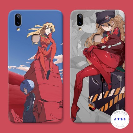 适用于EVA明日香于vivo y85手机壳y83y79y93y91绫波丽可爱女款软胶防摔套