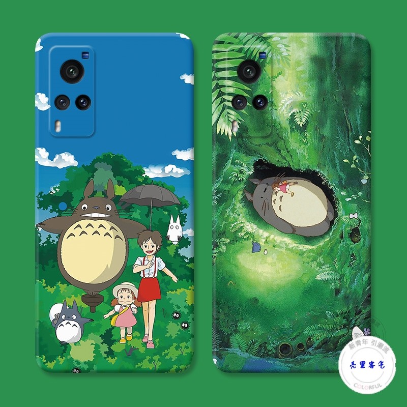 适用于可爱龙猫vivo x60手机壳x50x27pro+卡通ne