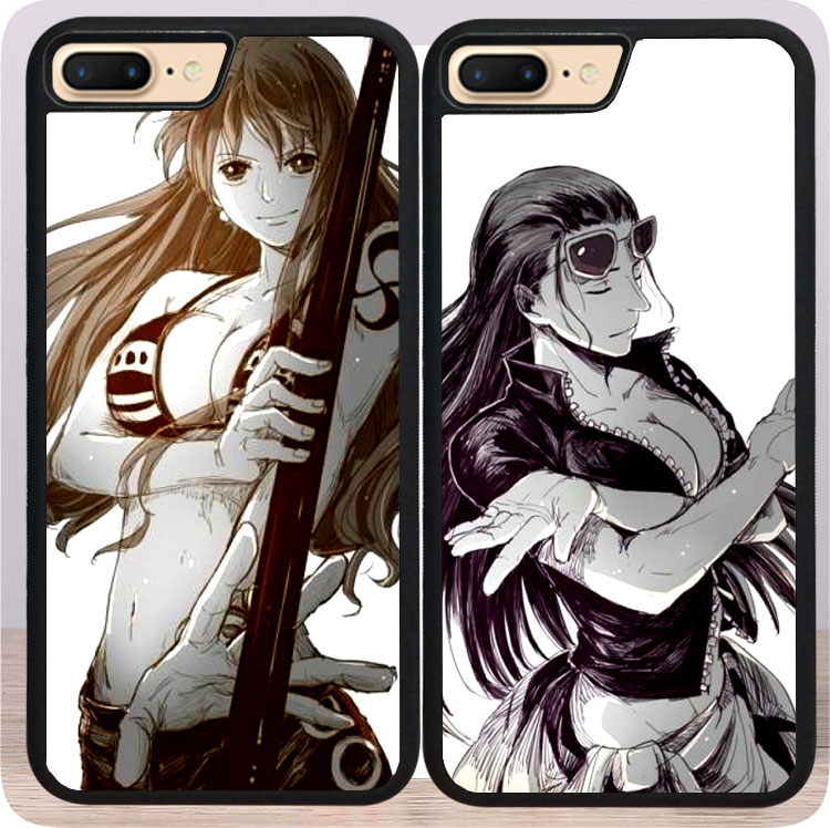 适用于海贼王/娜美/罗宾iphoneX防摔8/7PLUS14软壳5S手机壳11pro