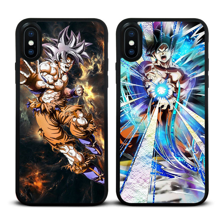 七龙珠悟空iPhoneX手机壳苹果14磨砂7全包511金属适用软12pro支架