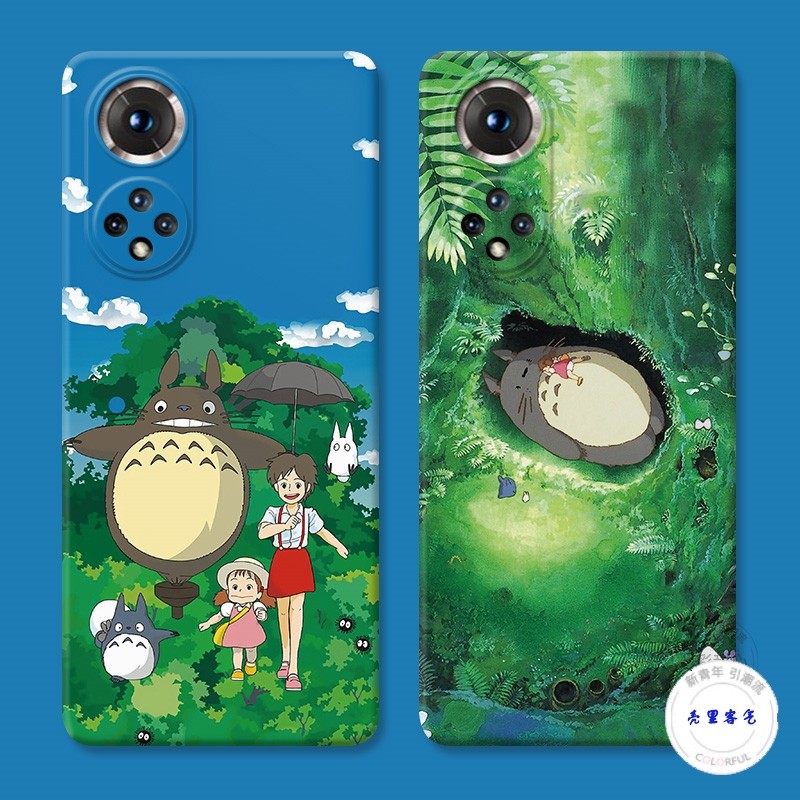 适用于可爱龙猫华为荣耀80手机壳90+70pro卡通60宫崎骏5