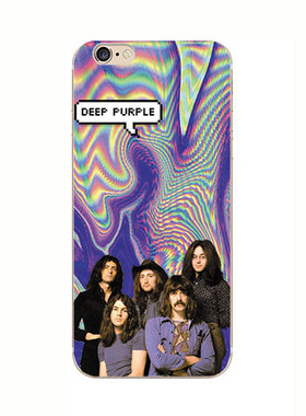 iphoneX苹果SE/14/12pro手机壳小米6摇滚深紫乐队适用DeepPurple