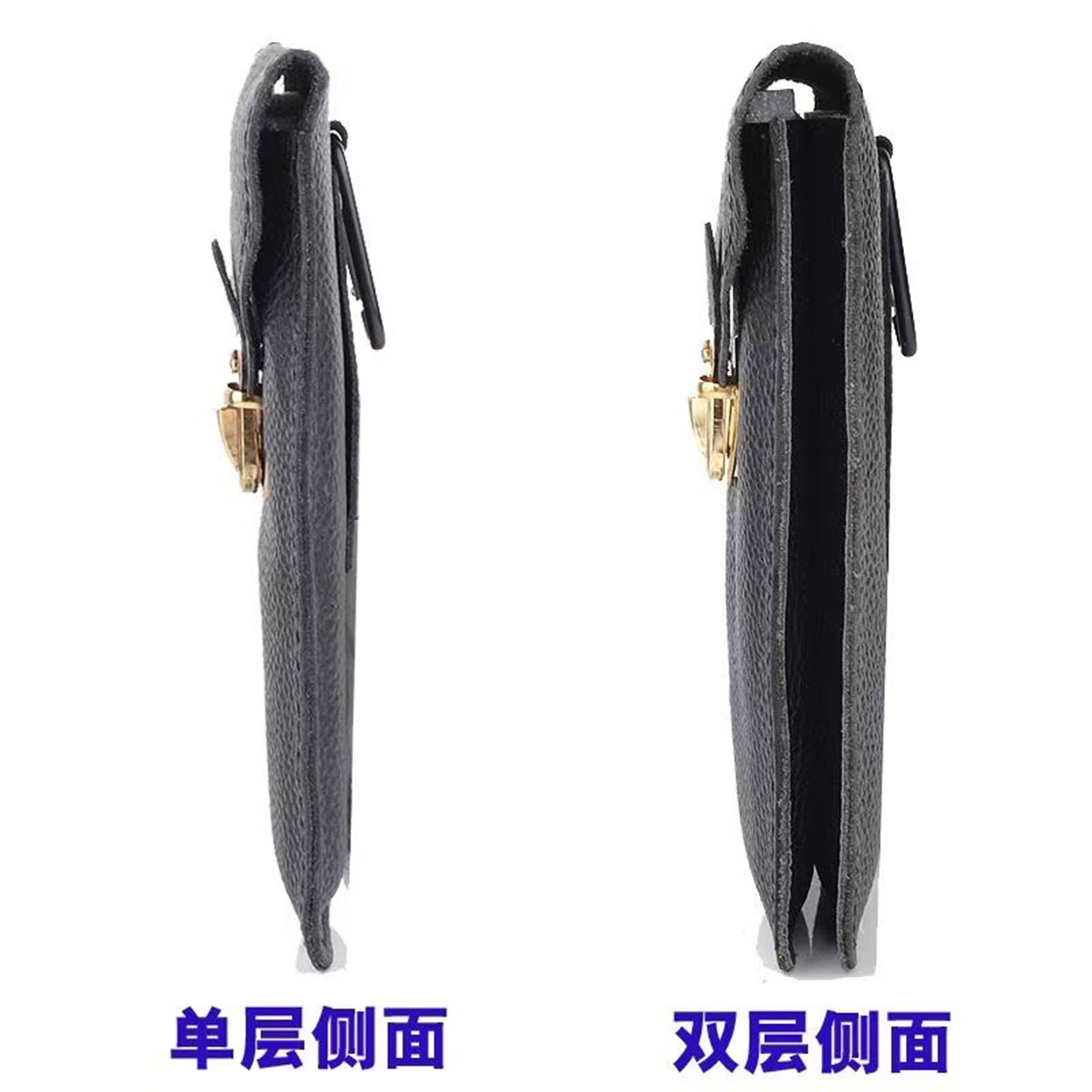 爸爸硬壳夏日手机腰包男简单手机套独立流行皮带大号战术简约通勤