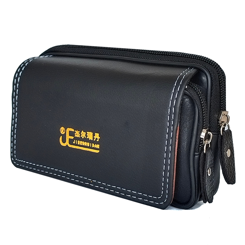 新款男士工地防水手机腰包专用耐磨帆布大容量多功能轻便升级结实