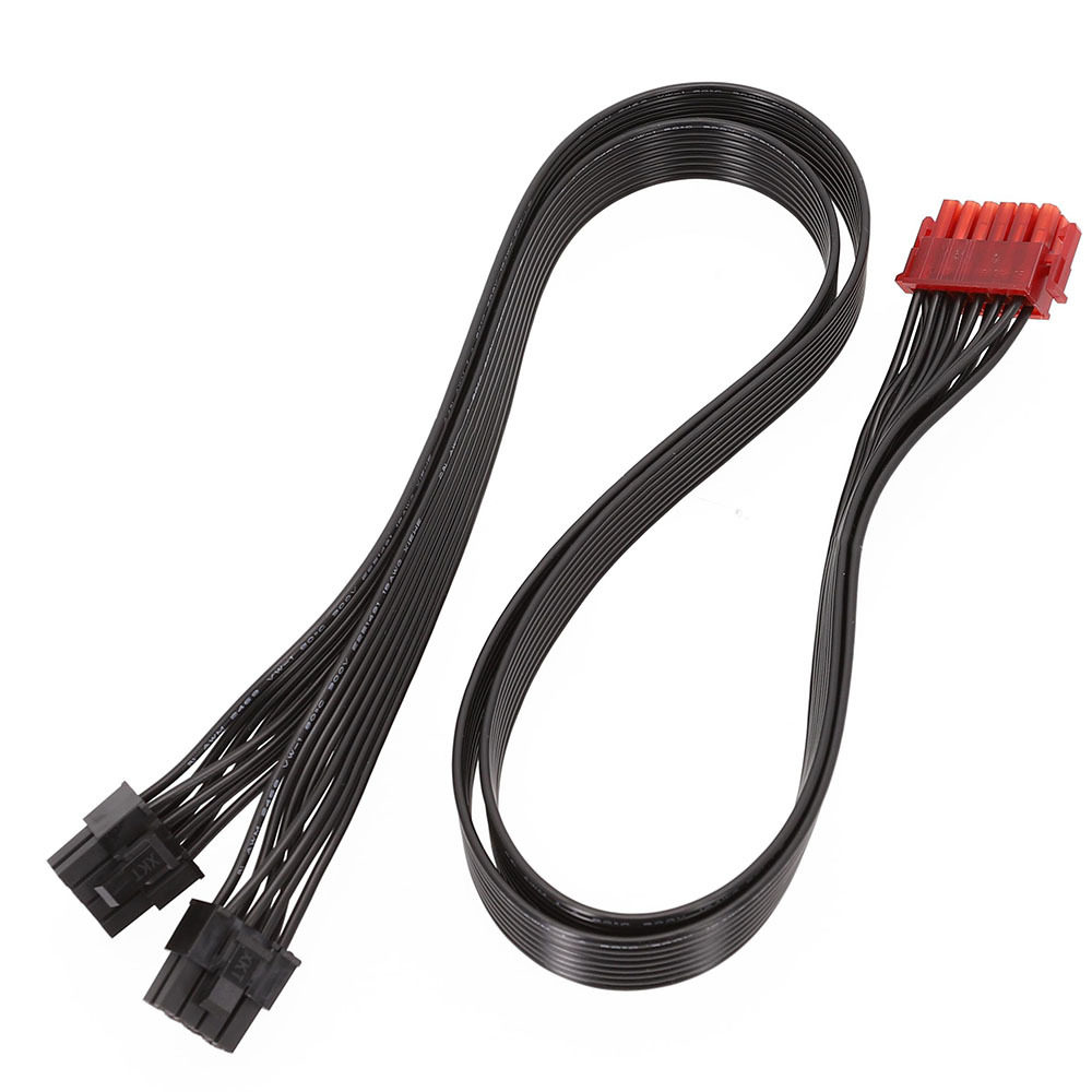安耐美显卡线模组线排线 12Pin至双PCI-E 8Pin 适用于Enermax PSU