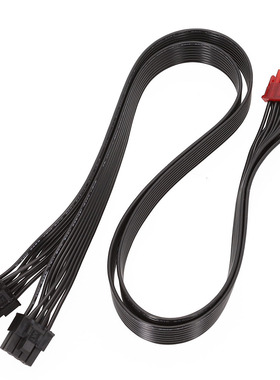 安耐美显卡线模组线排线 12Pin至双PCI-E 8Pin 适用于Enermax PSU