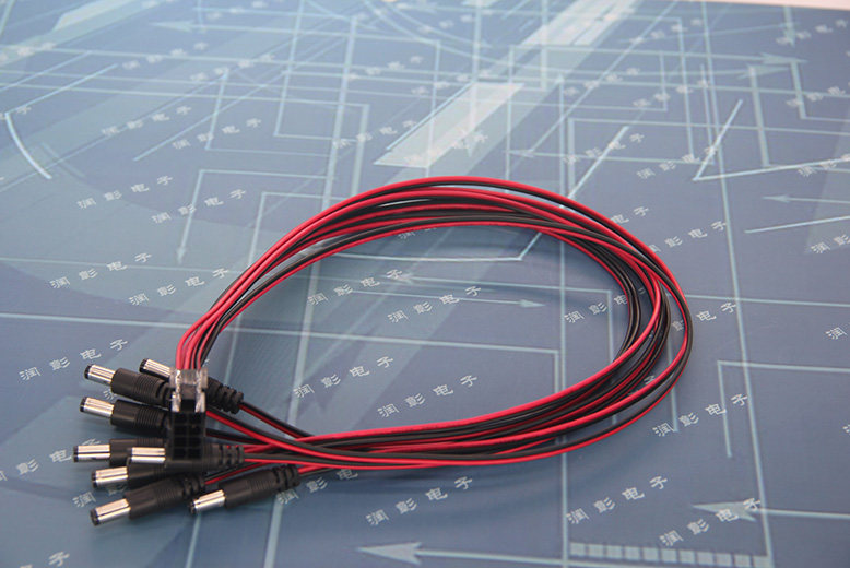 电源CPU8PIN转DC公头12V CPU 8P母头转DC公头5.5x2.1mm/5.5x2.5mm