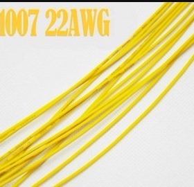 UL100722AWG正标黄色线风扇用线品质OK