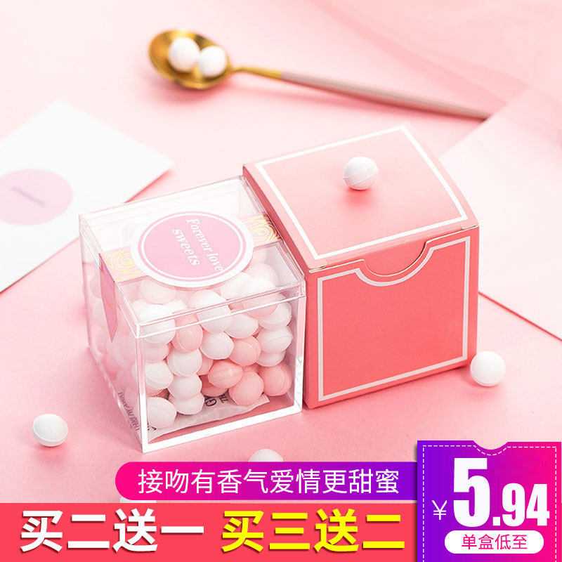 Kiss Sugar rose Body Sugar Girl Appointment Breath Lasting Gift box packaging Net Red Mint Fresh breath candyin the Snacks/Nuts/Specialty , Sweets and snacks/Jelly/Pudding , Candy  category - from Buy2taobao.com to provide professional Taobao agent buy service