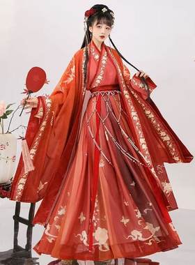 凤蝶中国风襦裙齐腰襦裙