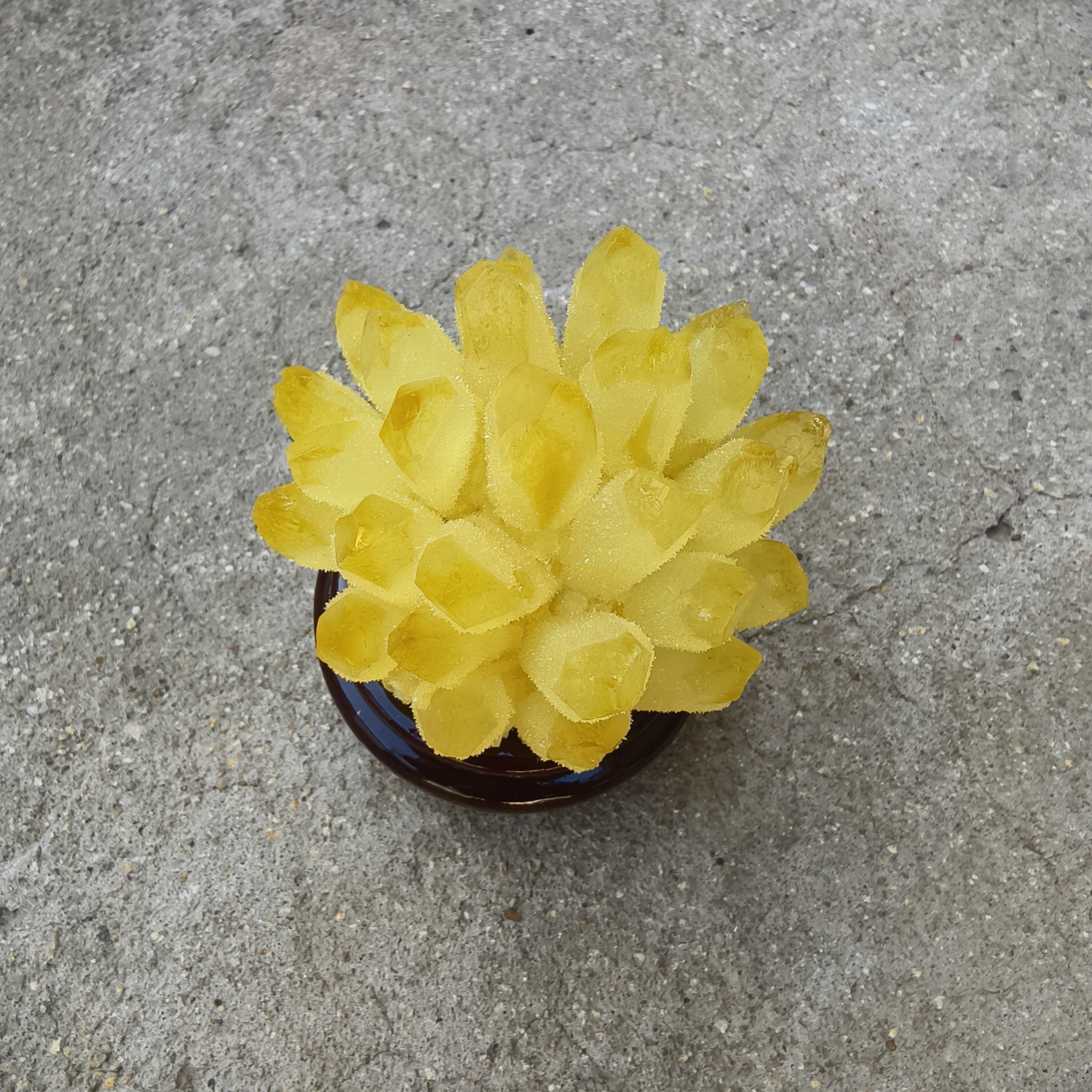 天然黄水晶绿幽灵共生水晶簇原石原矿标本家居摆件消磁净化防辐射