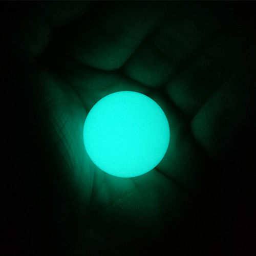 夜明珠白色发光球摆件超亮萤石