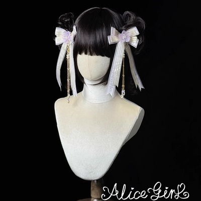Alicegirl原创Lolita蝶语边夹