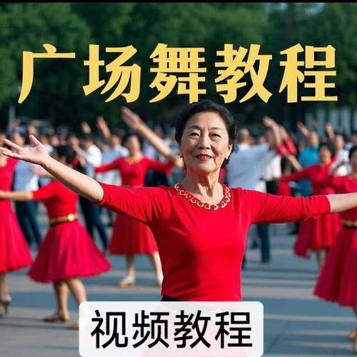 中老年广场舞影片下载高清影片教学打包MP4 MP3背面动作分解教程