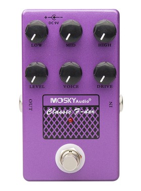 箱头箱体模拟效果器3段均衡电吉他过载单块复刻Tech21Sansamp