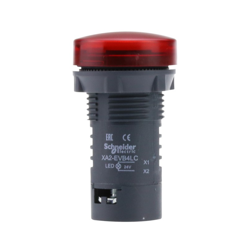原装正品 XA2-EVB4LC 施耐德 LED信号灯 指示灯红色24V XA2EVB4LC