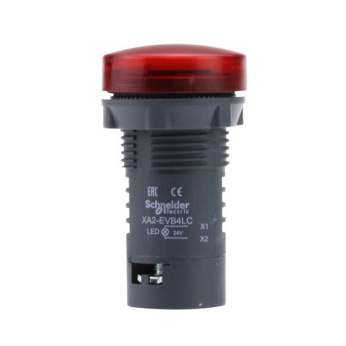 施耐德 LED信号灯 XA2-EVB4LC 指示灯XB2BVB4LC 红色24V