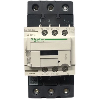施耐德三极接触器直流DC220V 65A LC1D65AMD 原装正品三相接触器D