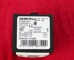 辅助触点 3RH1911 1FA20 原装 2常开 西门子 2NO 辅助触头 正品