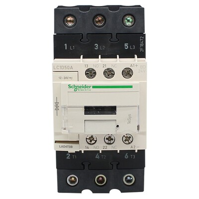 原装正品 施耐德三极直流接触器 LC1D50ABD 50A DC24V