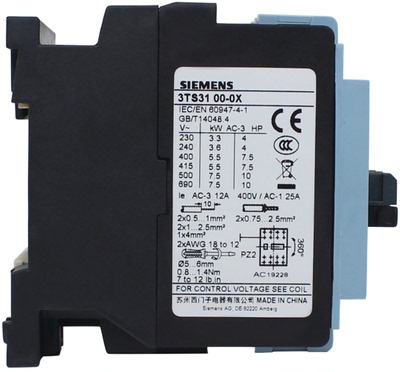 全新正品西门子 3TS3100交流接触器 3TS31 00-0XM0 F0B0三组常开