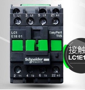 原装正品 施耐德 封星抱闸接触器 LC1-E1801 F5N 110V 3开1闭电梯