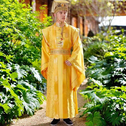 皇帝龙袍唐朝汉服男款成人演出服