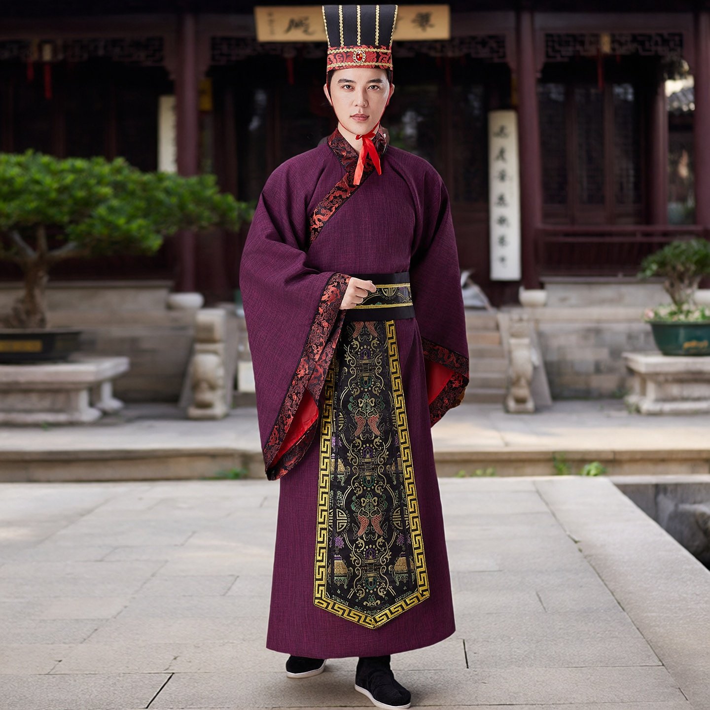 古装男装汉服唐装成人演出服装