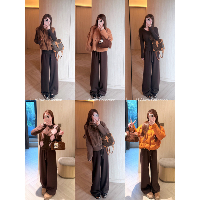 来来LLAI 福利价 巨好穿!!!休闲宽松长裤女显腿长气质瘦瘦裤~