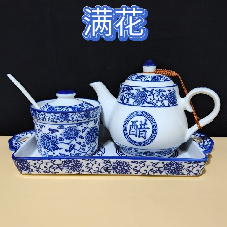 釉下彩餐厅，餐具瓷闹闹陶瓷商用