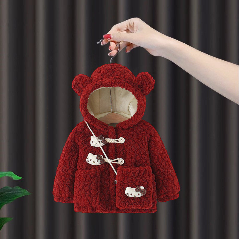 女童秋冬装外套女宝宝加厚毛毛衣服儿童小女孩冬季羊羔绒秋款上衣,童装/婴儿装/亲子装,棉袄/棉服,淘宝优惠券,粉丝福利购,淘宝优惠卷