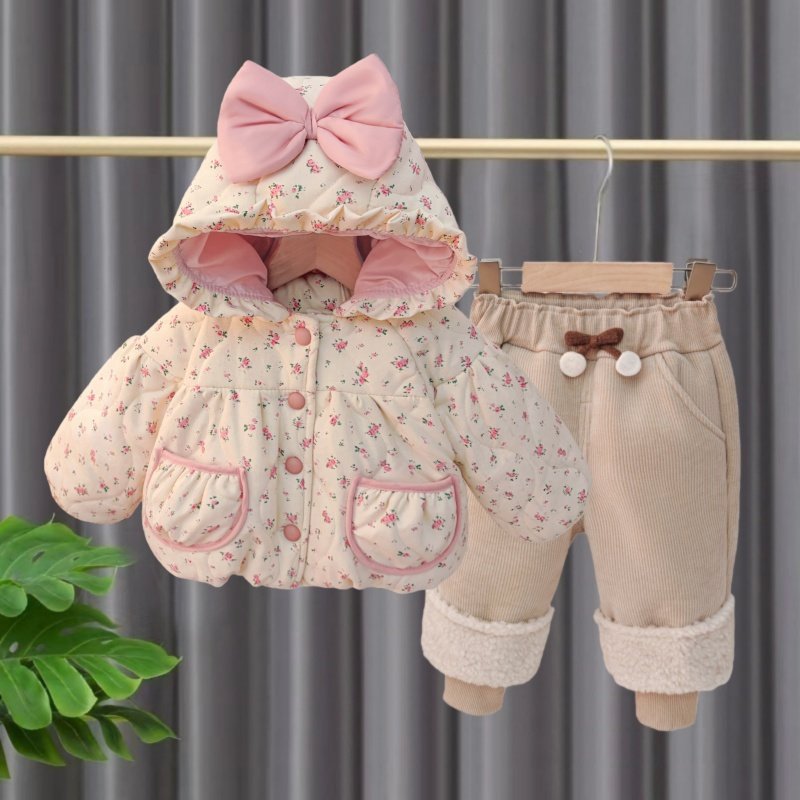 女童加绒套装秋冬款2026新款儿童洋气阔腿裤宝宝冬季加厚两件套潮,童装/婴儿装/亲子装,套装,淘宝优惠券,粉丝福利购,淘宝优惠卷