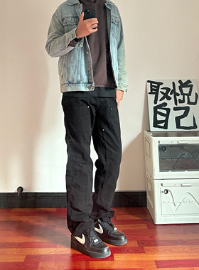 美式高街宽松直筒伐木工装裤