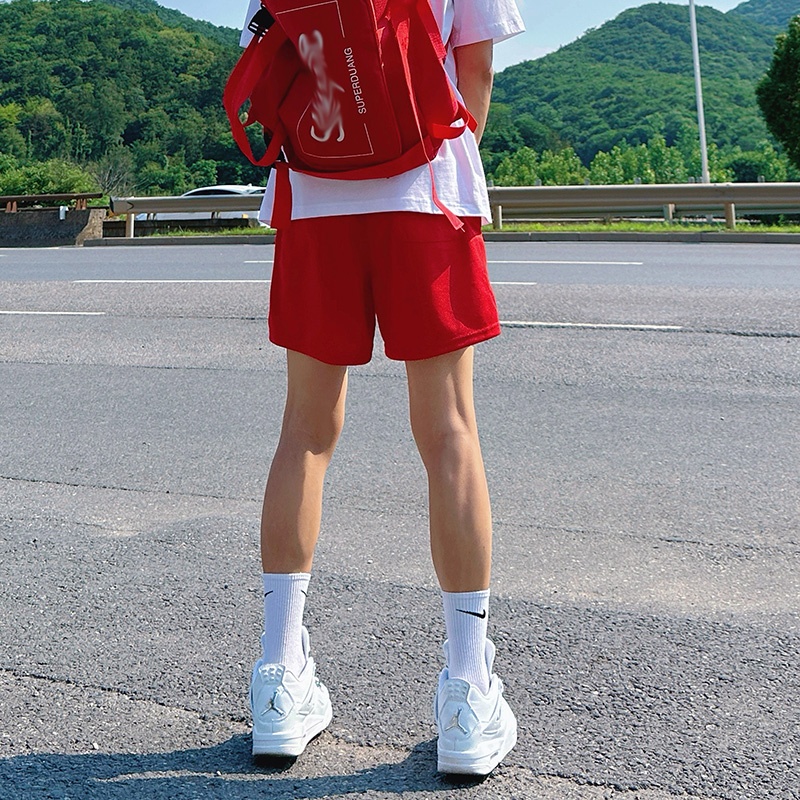 UNCLEBLUE 24夏美式四分裤简约刺绣字母休闲运动不过膝短裤,男装,休闲裤,淘宝优惠券,粉丝福利购,淘宝优惠卷