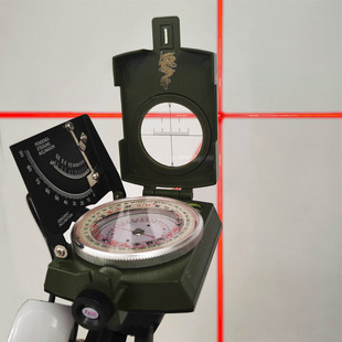 坡度红色激光罗盘定位二十四山寻龙全自动高精度小指南针地质专业