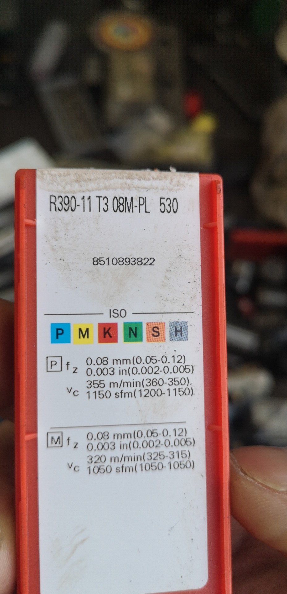 R390-11T308PL/530硬钢加工/精铣/高硬钢/淬火/回火镜面加工