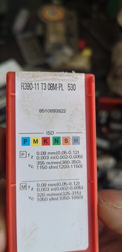 R390-11T308PL/530硬钢加工/精铣/高硬钢/淬火/回火镜面加工