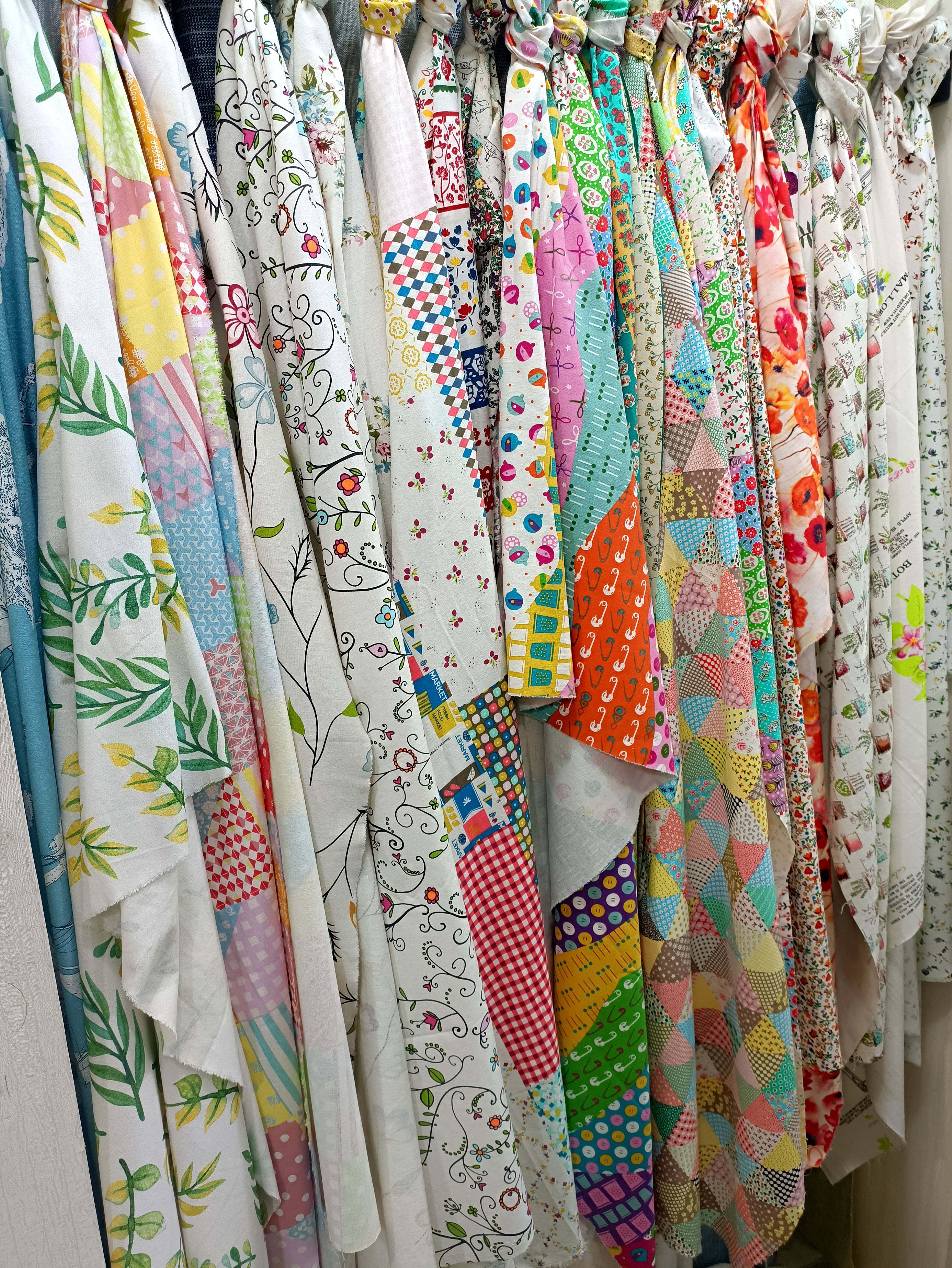 碎花印花棉麻布料亚麻面料手工DIY服装连衣裙日韩风