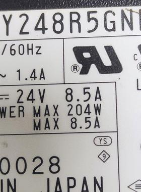 雅马哈YV100II YV112 YV88II开关电源HY248R5GNKA 24V 8.5A拆机