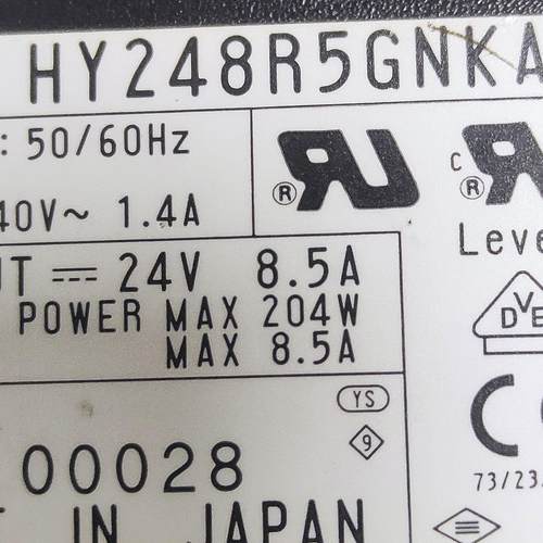 雅马哈YV100II YV112 YV88II开关电源HY248R5GNKA 24V 8.5A拆机