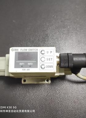 SMC FLOW SWITCH PFA751-F04-68M- DC13-24V PNP80MA 0.1~5V拆机