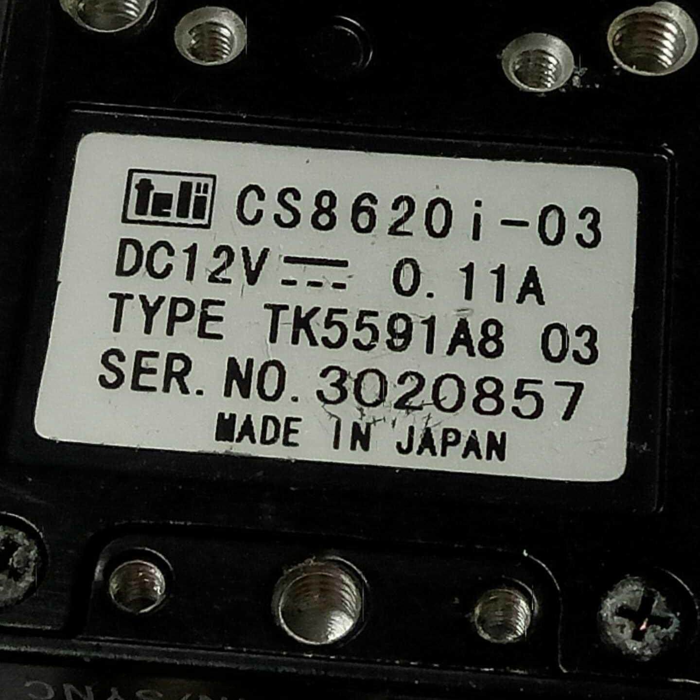 TELI CAMERA CS8620I-03 雅马哈贴片机移动相机KGA-M7210-00X现货