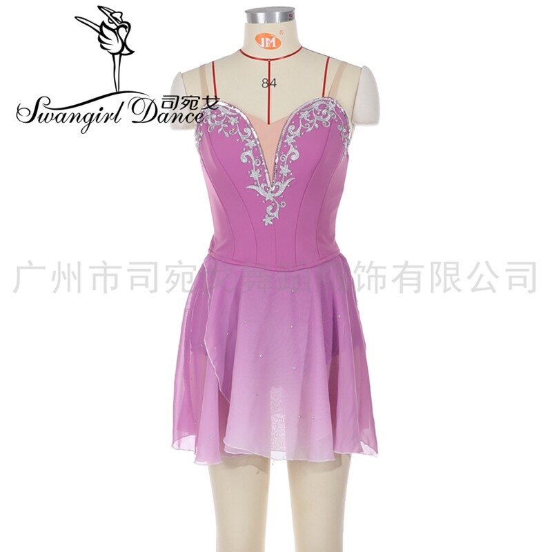 成人丘比特魔符女变奏芭蕾舞短裙女芭蕾比赛演出服专业定制表演服