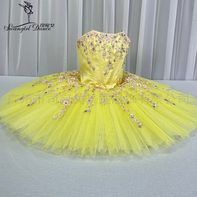 女童分体进口纱YAGP比赛表演服海盗勾尔娜变奏芭蕾演出服TUTU盘裙