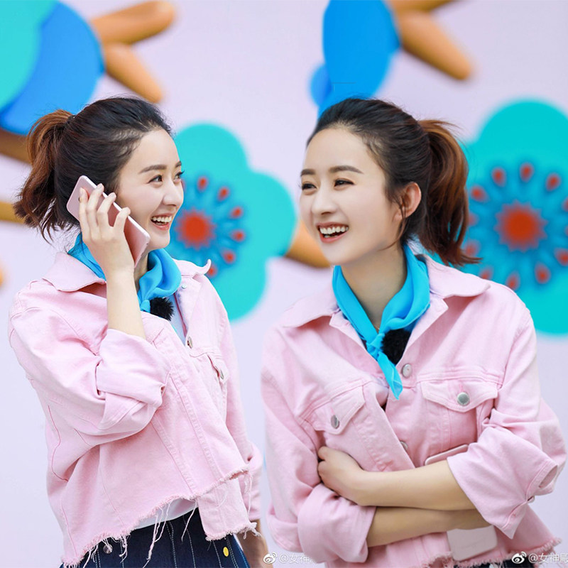 赵丽颖明星同款衣服2025新款春秋牛仔外套女短款韩版学生bf上衣潮
