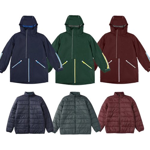 冬季中小学生保暖冲锋衣校服班服