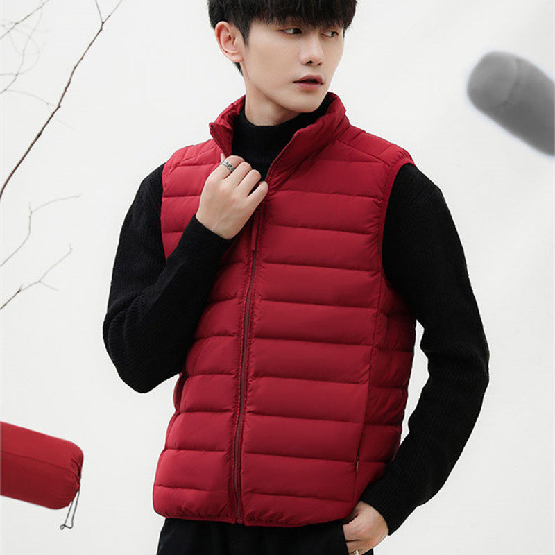 羽绒服无缝一体轻薄羽绒马甲男背心坎肩加肥加大码超轻便超薄款冬,男装,羽绒马甲,淘宝优惠券,粉丝福利购,淘宝优惠卷